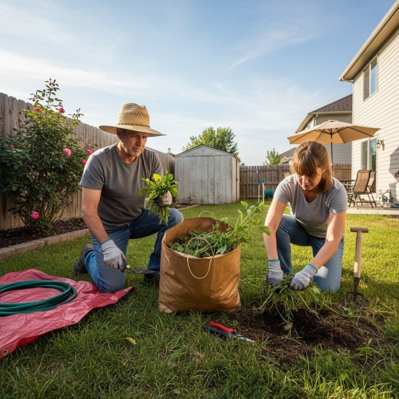 Lawn Weeding
