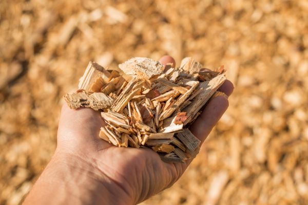 Wood Chips Spreading in Anderson