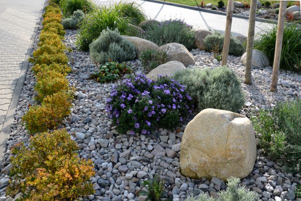 Decorative Rock Installation in Anderson