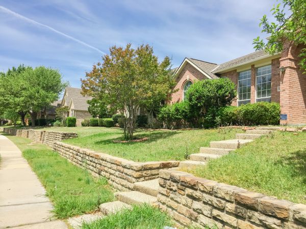 Sloped Yard Landscaping in Anderson